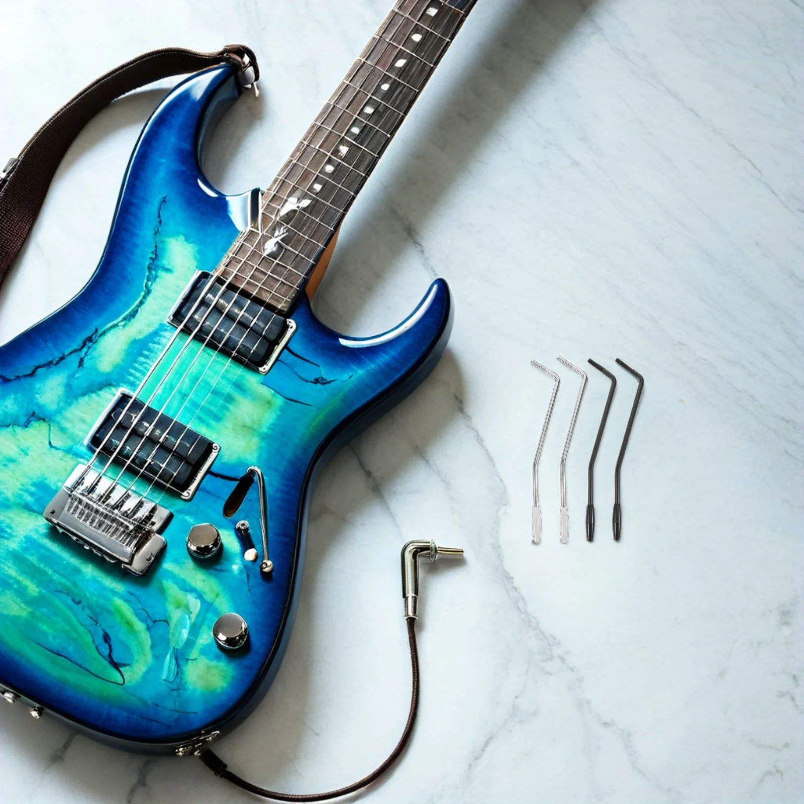 4pcs Electric Guitar Parts: 5Mm Thread Metal Tremolo Arm Replacement Whammy Bar For Tremolo System, Guitar Bridge Accessories,
4pcs Electric Guitar Parts: 5Mm Thread Metal Tremolo Arm Replacement Whammy Bar For Tremolo System, Guitar Bridge Accessories,