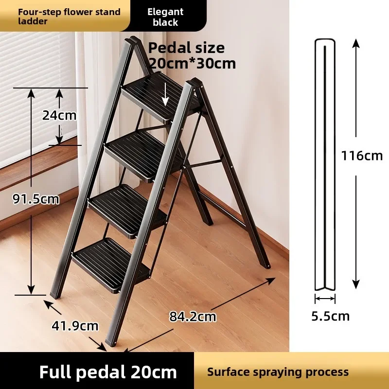 Minimalist Household Goods Ladder Household Folding Telescopic Ladder Thickened Herringbone Ladder Indoor
Minimalist Household Goods Ladder Household Folding Telescopic Ladder Thickened Herringbone Ladder Indoor