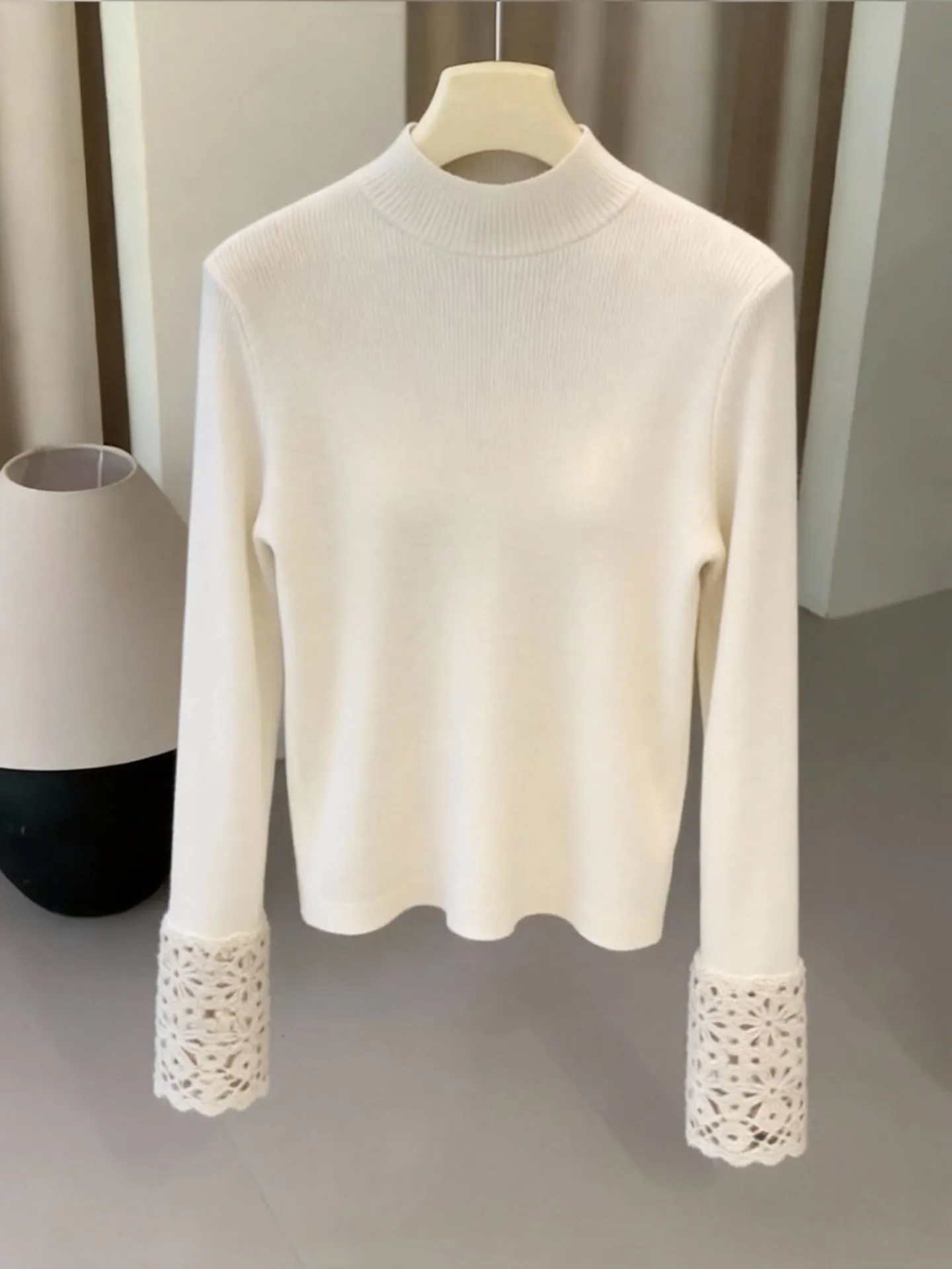 Korean Sle Commuter round Ne Long Sve Women's Knitwear White Wool Blend High Quali Straight Cut Faionable Design
Korean Sle Commuter round Ne Long Sve Women's Knitwear White Wool Blend High Quali Straight Cut Faionable Design