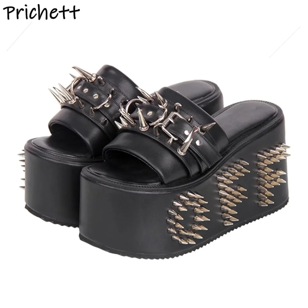 rivet buckle belt slippers peep toe thick soled black leather dark punk slip on high increase shoes summer cool girls shoes 2025
rivet buckle belt slippers peep toe thick soled black leather dark punk slip on high increase shoes summer cool girls shoes 2025