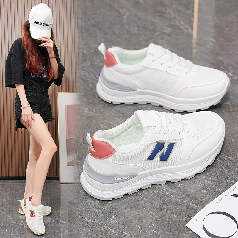 Women Vulcanized Shoes New Breathable Mesh Ins Korean Version Versatile Thick Sole Sports and Leisure Dad Shoes
Women Vulcanized Shoes New Breathable Mesh Ins Korean Version Versatile Thick Sole Sports and Leisure Dad Shoes