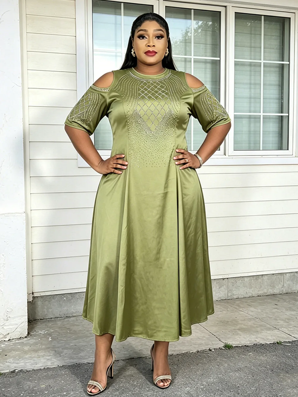 African Dresses For Women Birthday Wedding Party Evening Gown Plus Size Maxi Dress Ladies Clothing Ankara Dashiki Diamond Robes
African Dresses For Women Birthday Wedding Party Evening Gown Plus Size Maxi Dress Ladies Clothing Ankara Dashiki Diamond Robes