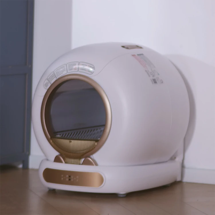 New Design Automatic Cat Box with WIFI Control for Cats Intelligent Self-Cleaning Deodorizing Sand Box
New Design Automatic Cat Box with WIFI Control for Cats Intelligent Self-Cleaning Deodorizing Sand Box