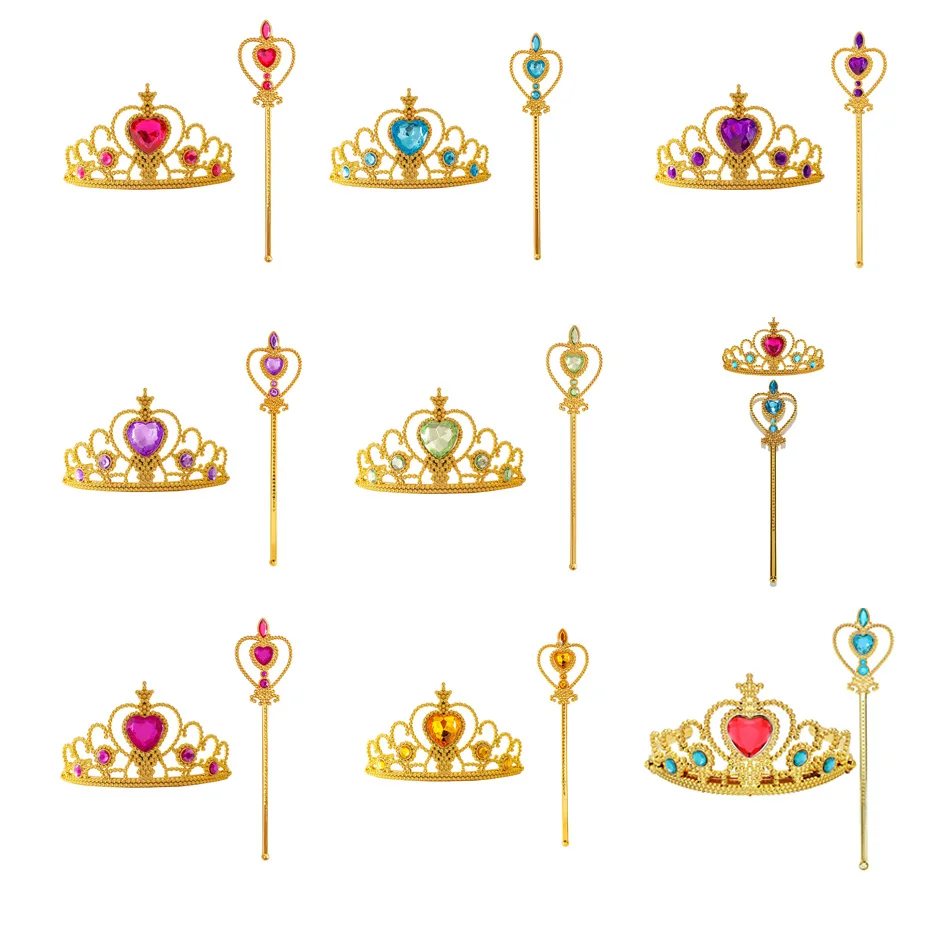 Ice Snow Crown Snowflake Wand Set Christmas Romance Princess Elsa Diamonds Snowflake Magic Wand Children's Crown Girls Toys
Ice Snow Crown Snowflake Wand Set Christmas Romance Princess Elsa Diamonds Snowflake Magic Wand Children's Crown Girls Toys