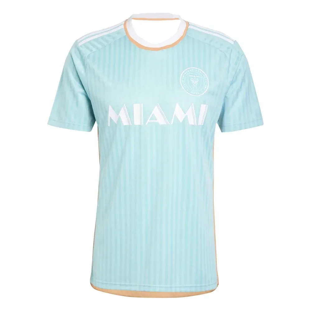 2025 Inter Miami Third Jersey T-shirt 3D Printed Fan Version Sports Quick Drying T-shirt Same T-shirt for Adults and Children
2025 Inter Miami Third Jersey T-shirt 3D Printed Fan Version Sports Quick Drying T-shirt Same T-shirt for Adults and Children