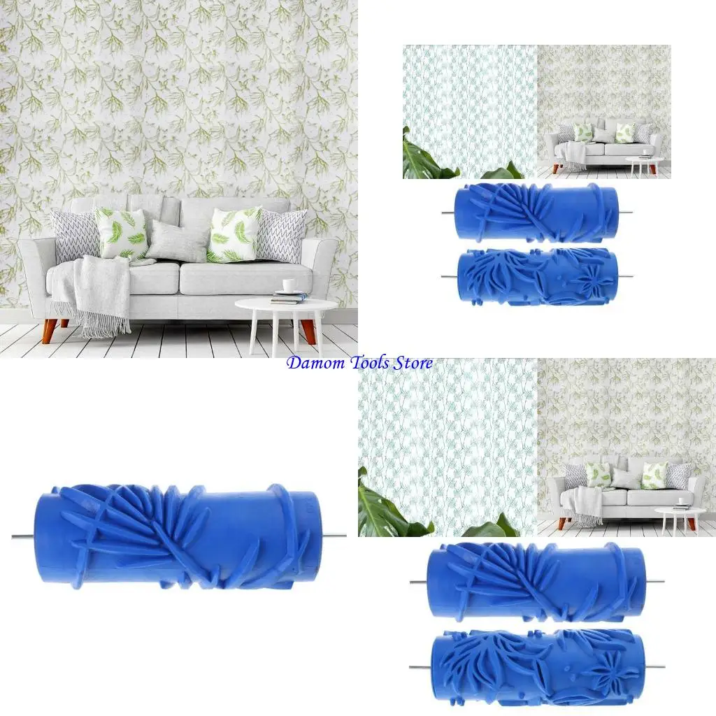 57BE 5" Rubber Paint Roller with Embossed Flower Patterned Designs for Wall Texturing
57BE 5" Rubber Paint Roller with Embossed Flower Patterned Designs for Wall Texturing