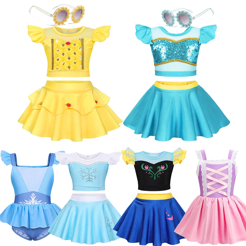 Summer Girls Dress Elsa Swimsuit Kids Role Play Costume Anna Belle Bikini Children Birthday Swimwear Suits Flower Costume 2-10Y
Summer Girls Dress Elsa Swimsuit Kids Role Play Costume Anna Belle Bikini Children Birthday Swimwear Suits Flower Costume 2-10Y