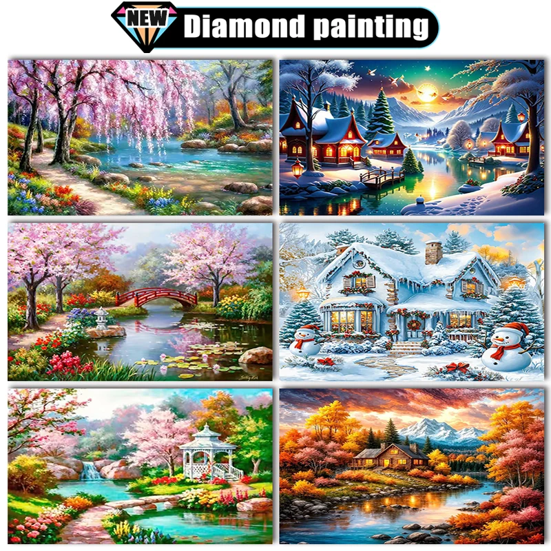 Large size Decorative DIY Diamond Art Painting landscape Snowy cabin Home Decor Full Square&Round mosaic embroidery Cross stitch
Large size Decorative DIY Diamond Art Painting landscape Snowy cabin Home Decor Full Square&Round mosaic embroidery Cross stitch