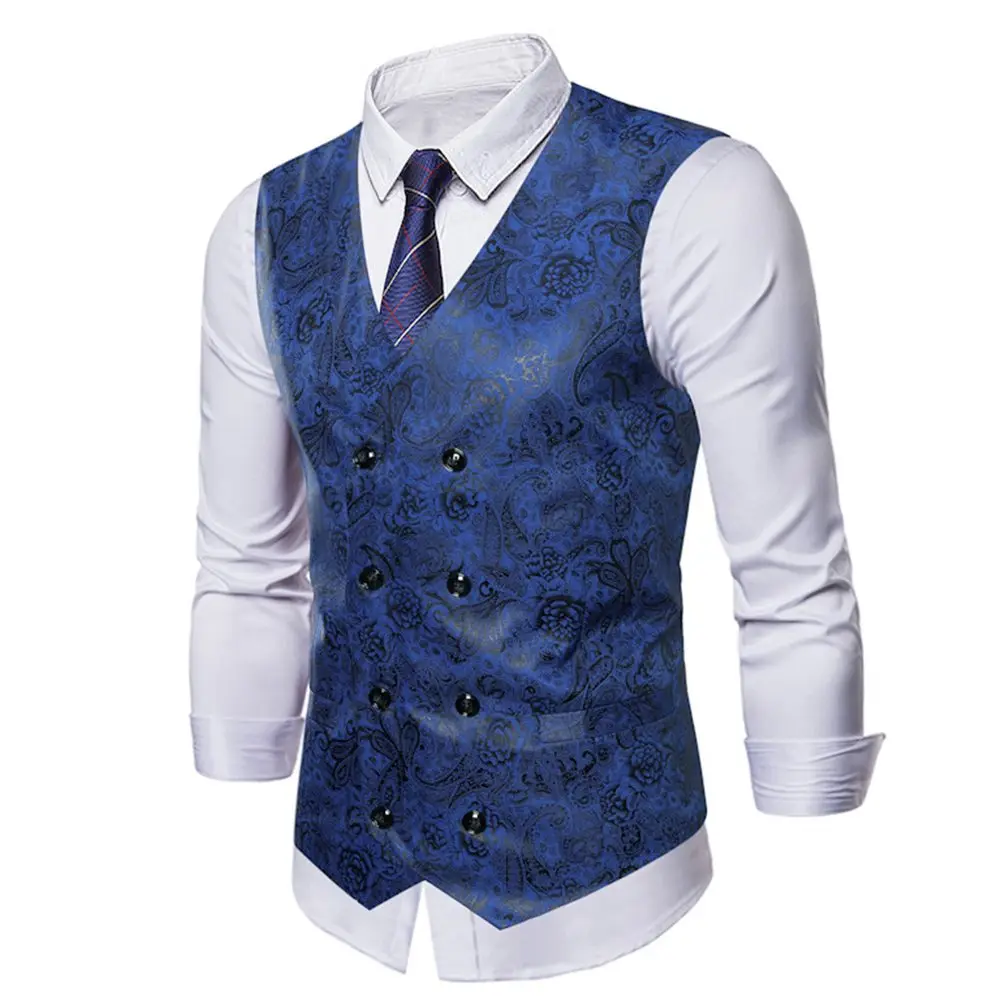 Comfy Fashion Mens Male Suit Vest Paisley Pattern Retro Sleeveless Slight Stretch Soft Tops V-Neck Wedding Casual
Comfy Fashion Mens Male Suit Vest Paisley Pattern Retro Sleeveless Slight Stretch Soft Tops V-Neck Wedding Casual