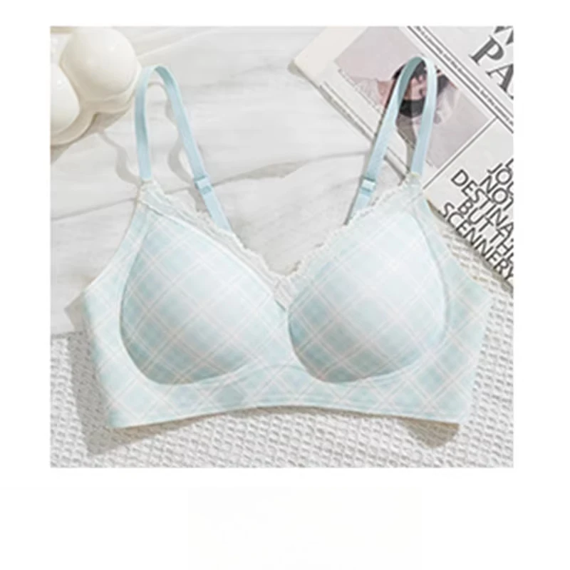 Trending Hot 2026 New Seamless Lace Bra British Plaid Small Bust Push Up Anti-Sagging Anti-Armpit Fat Women Daily Bra
Trending Hot 2026 New Seamless Lace Bra British Plaid Small Bust Push Up Anti-Sagging Anti-Armpit Fat Women Daily Bra