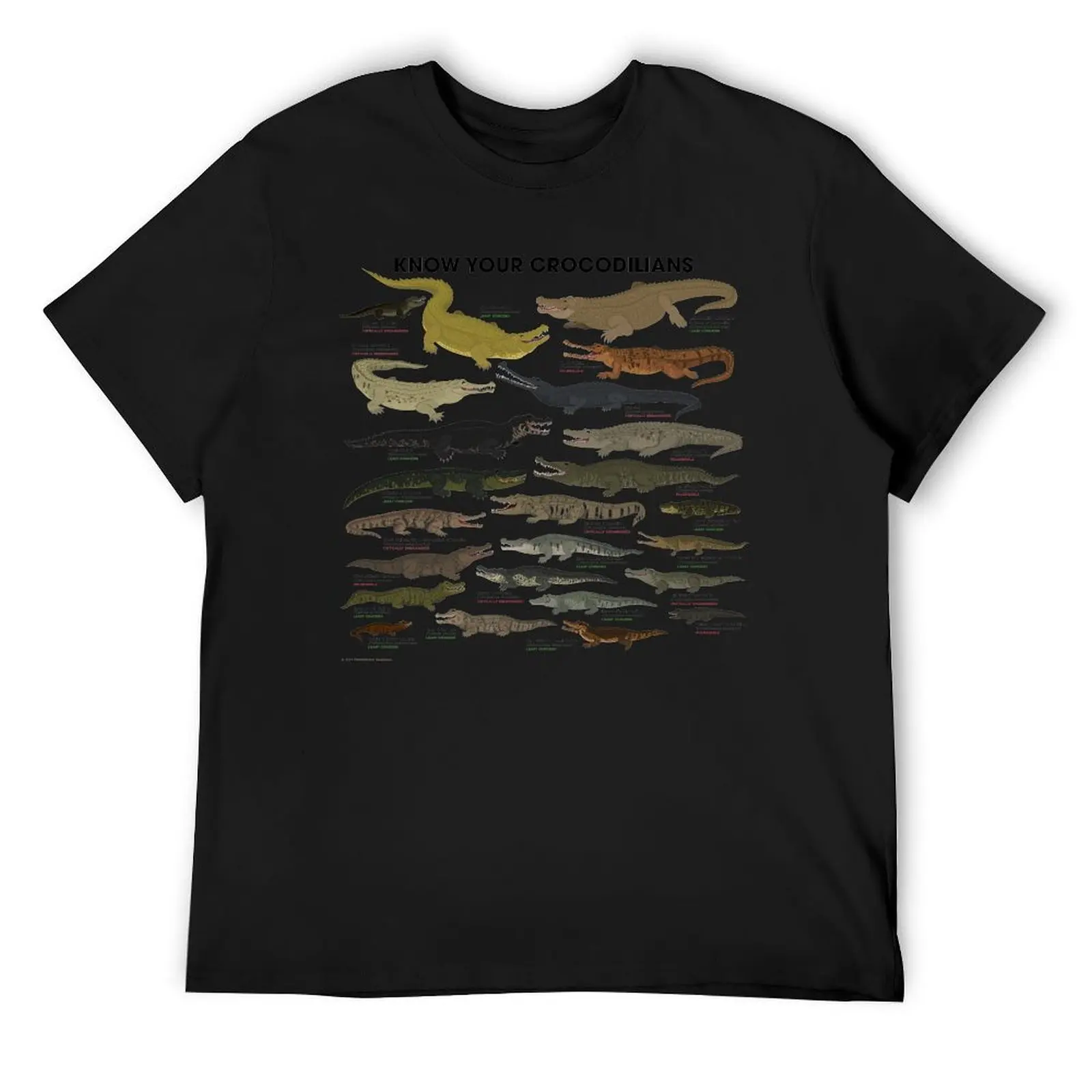 Know Your Crocodilians T-Shirt anime Anime t-shirt custom shirt plus size men clothing
Know Your Crocodilians T-Shirt anime Anime t-shirt custom shirt plus size men clothing