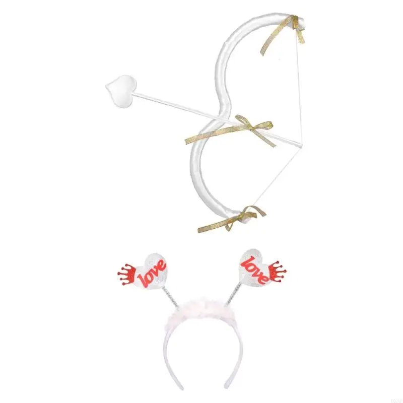 DXAE Love Heart Headband Stocking Bows And Arrows Set for Valentines Day Role Playing
DXAE Love Heart Headband Stocking Bows And Arrows Set for Valentines Day Role Playing
