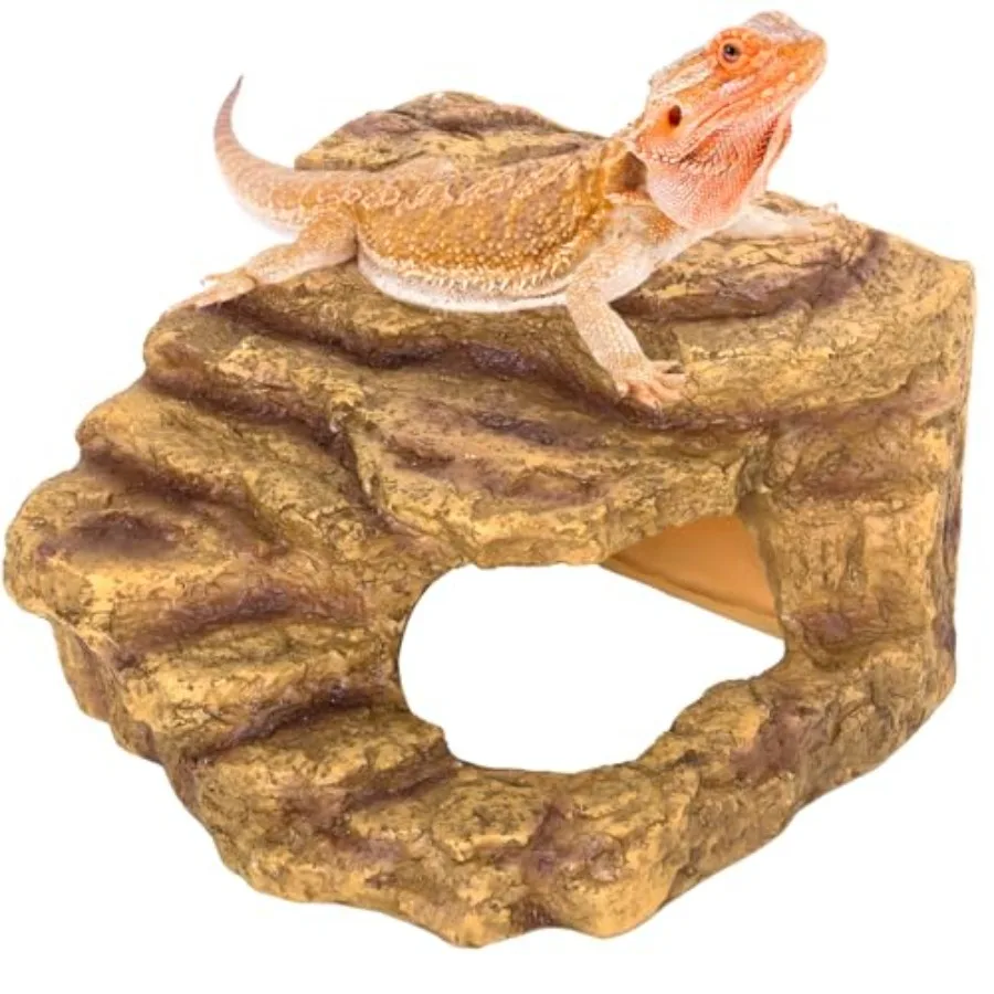 Resin Reptile Hideout Cave Reptile Habitat Tank Decor Terrarium Accessories for Bearded Dragon Leopard Gecko Lizards Turtle
Resin Reptile Hideout Cave Reptile Habitat Tank Decor Terrarium Accessories for Bearded Dragon Leopard Gecko Lizards Turtle