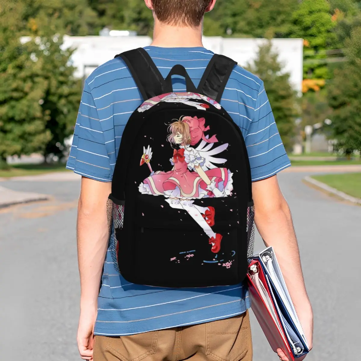 Cardcaptor Sakura Anime Backpack Student BookBag Kids School Bag Computer Shoulder Bags for Boys Girls
Cardcaptor Sakura Anime Backpack Student BookBag Kids School Bag Computer Shoulder Bags for Boys Girls