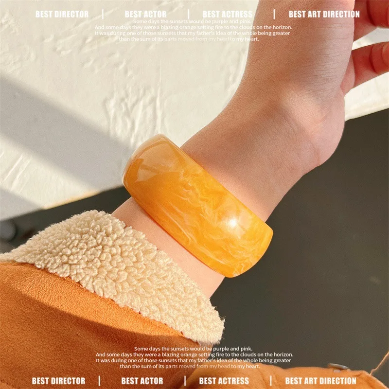 Fashion Orange Color Acrylic Chunky Cuff Bracelets Bangles For Women Wide Thick Geometric Round Resin Bracelets Charm Jewelry
Fashion Orange Color Acrylic Chunky Cuff Bracelets Bangles For Women Wide Thick Geometric Round Resin Bracelets Charm Jewelry