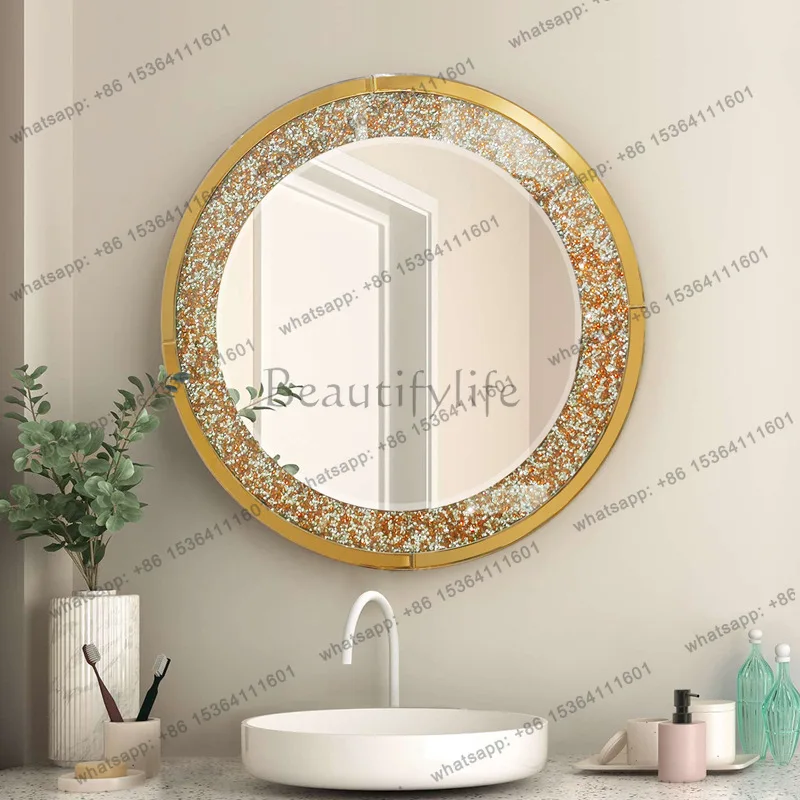European Modern Decorative Mirror Entrance Bathroom Fashion Makeup Mirror/2111
European Modern Decorative Mirror Entrance Bathroom Fashion Makeup Mirror/2111