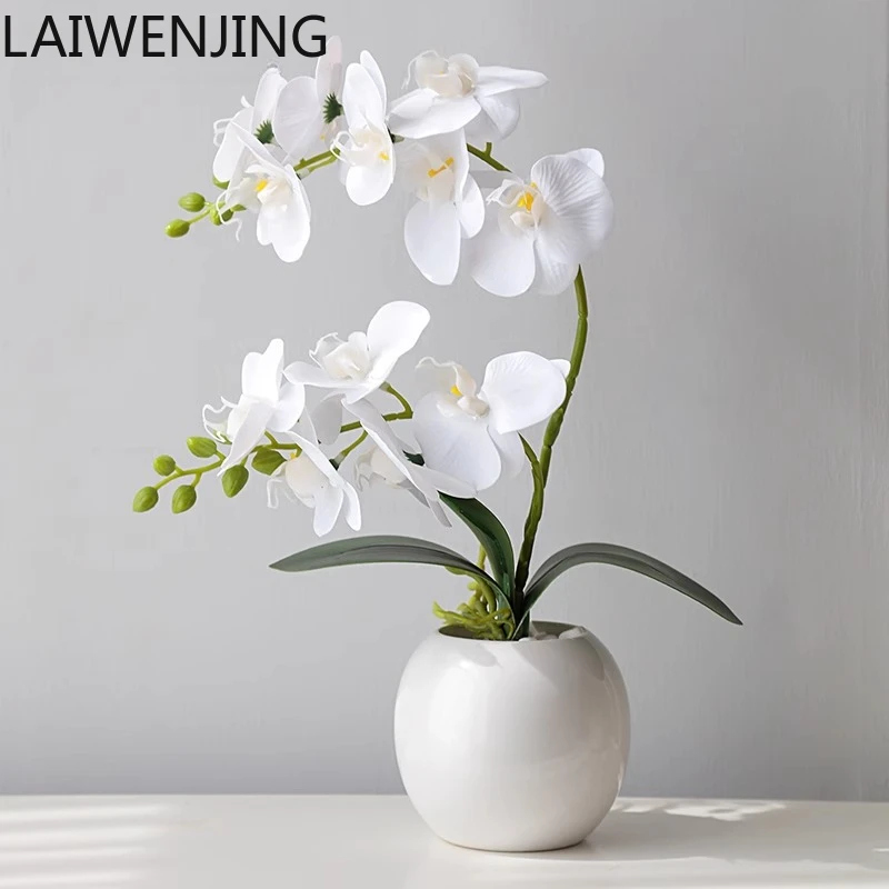 MJY Chinese Phalaenopsis simulated flower art set dining table coffee table fake flower ornament
MJY Chinese Phalaenopsis simulated flower art set dining table coffee table fake flower ornament