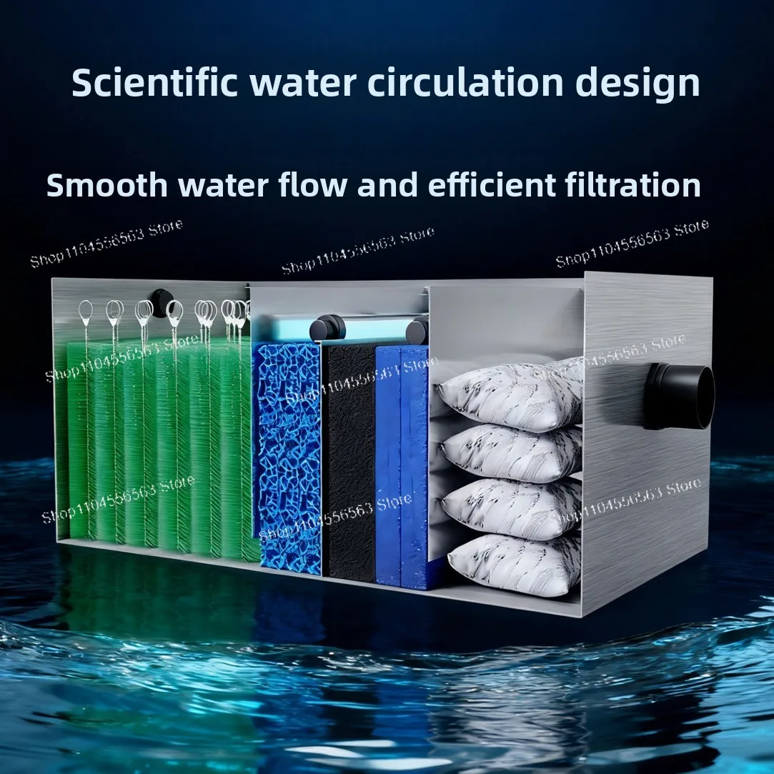 Fish pond filter water circulation system outdoor stainless steel water purification equipment
Fish pond filter water circulation system outdoor stainless steel water purification equipment