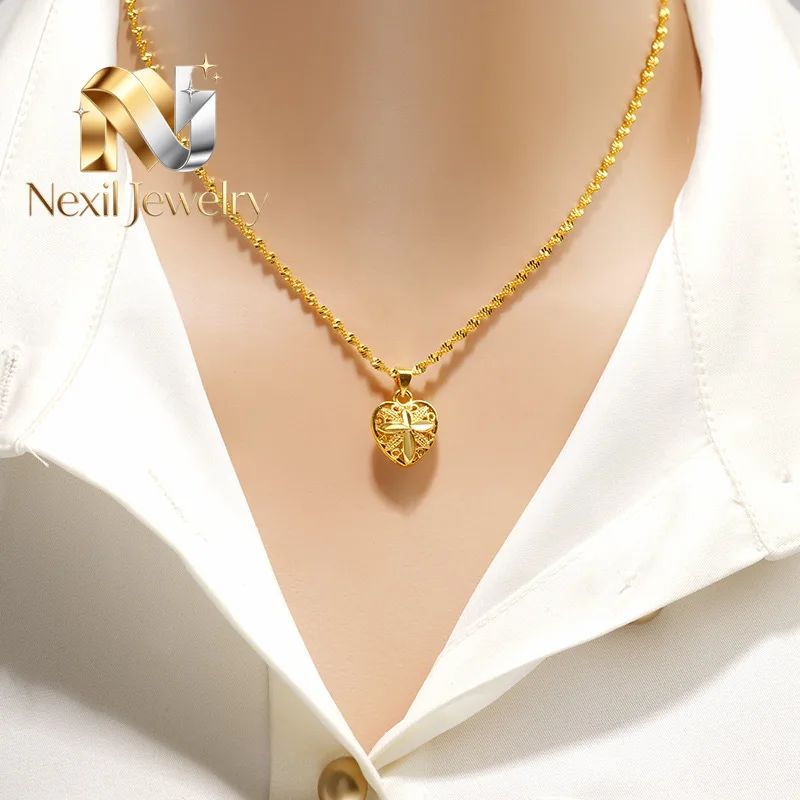 Nexil Jewelry Nexil Jewelry Heart Collarbone Chain 24K Gold AU999 Women - Classic style, delicate 24K material, reliable AU99
Nexil Jewelry Nexil Jewelry Heart Collarbone Chain 24K Gold AU999 Women - Classic style, delicate 24K material, reliable AU99
