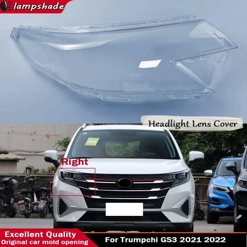 Auto Car Transparent Lampshade Lamp Shell For Trumpchi GS3 2021 2022 Front Car Glass Lens Case Headlamp Caps Headlight Cover
Auto Car Transparent Lampshade Lamp Shell For Trumpchi GS3 2021 2022 Front Car Glass Lens Case Headlamp Caps Headlight Cover