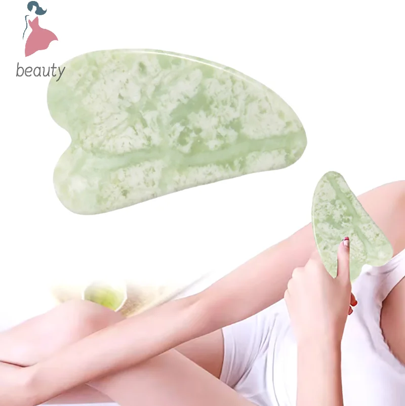 Wrinkle Remover Beauty Healty Tool Guasha Massage Natural Stone Jade Scraper Facial Gua Sha SPA Neck Massager For Face Lifting
Wrinkle Remover Beauty Healty Tool Guasha Massage Natural Stone Jade Scraper Facial Gua Sha SPA Neck Massager For Face Lifting