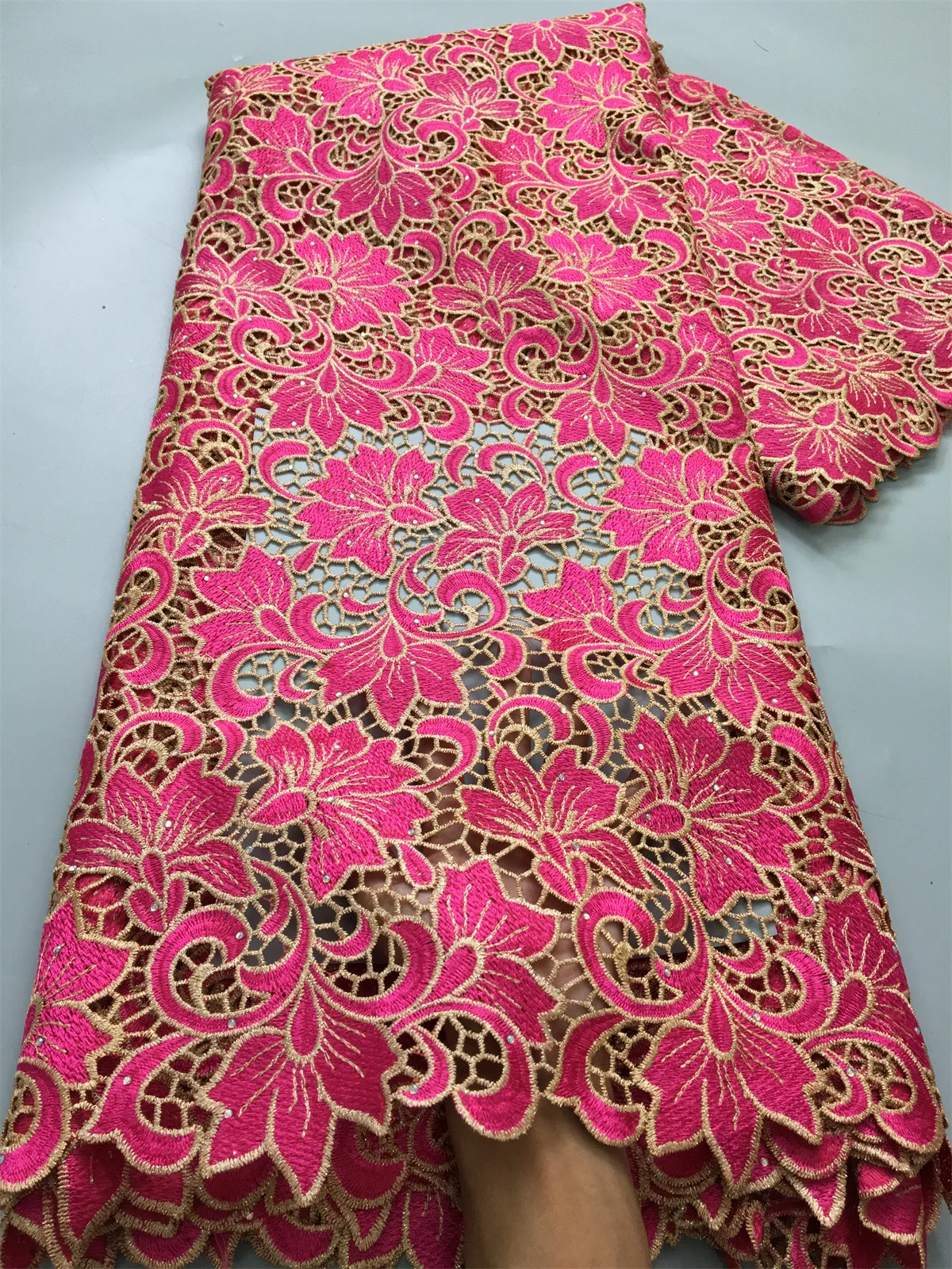 Kalume African Guipure Lace Fabric 5Yards With Stones Nigerian Guipure Lace Fabric 2024 High Quality For Diy Dress Sewing F3706
Kalume African Guipure Lace Fabric 5Yards With Stones Nigerian Guipure Lace Fabric 2024 High Quality For Diy Dress Sewing F3706