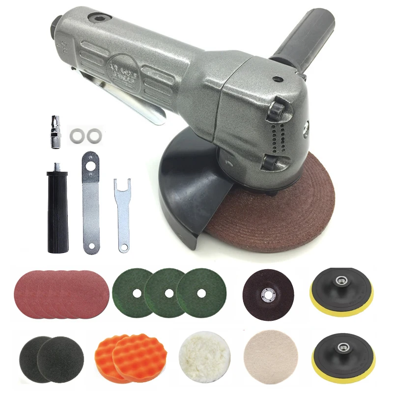 4 Inch Pneumatic Angle Grinder Wheel Air Grinder Tool 11000rpm for Metal Wood Cutting Grinder Pneumatic Tool Polishing Machine
4 Inch Pneumatic Angle Grinder Wheel Air Grinder Tool 11000rpm for Metal Wood Cutting Grinder Pneumatic Tool Polishing Machine