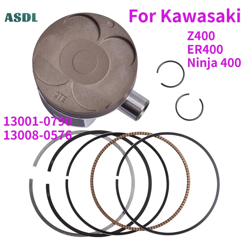 For KAWASAKI Z400 ER400 2019-2021 Bore 70mm Motorcycle Engine Piston Rings Ninja 400 EX400 Ninja400 ABS 2018-2022 13001-0790
For KAWASAKI Z400 ER400 2019-2021 Bore 70mm Motorcycle Engine Piston Rings Ninja 400 EX400 Ninja400 ABS 2018-2022 13001-0790