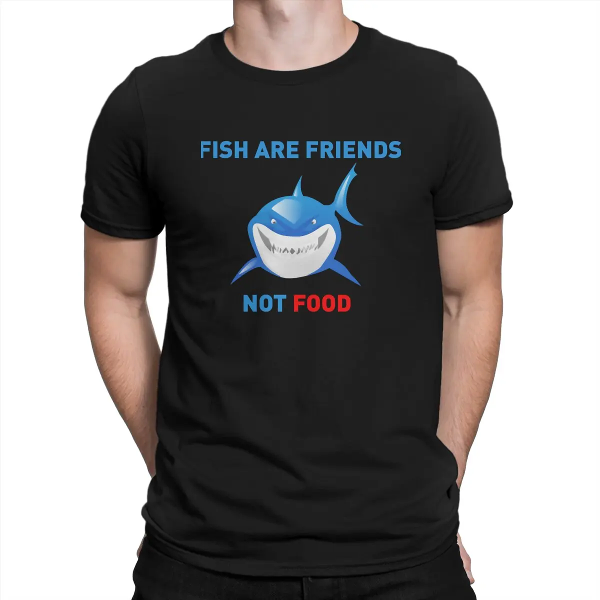 Bruce Fish Are Friends Not Food Unique TShirt Disney Finding Nemo Film Leisure T Shirt Newest T-shirt For Adult
Bruce Fish Are Friends Not Food Unique TShirt Disney Finding Nemo Film Leisure T Shirt Newest T-shirt For Adult
