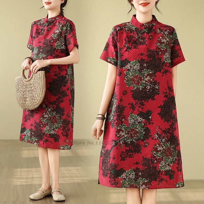 2024, традиционное китайское винтажное платье, улучшенное Cheongsam с национальным цветочным принтом, хлопковое и льняное платье Ципао, восточное народное платье
2024, традиционное китайское винтажное платье, улучшенное Cheongsam с национальным цветочным принтом, хлопковое и льняное платье Ципао, восточное народное платье
