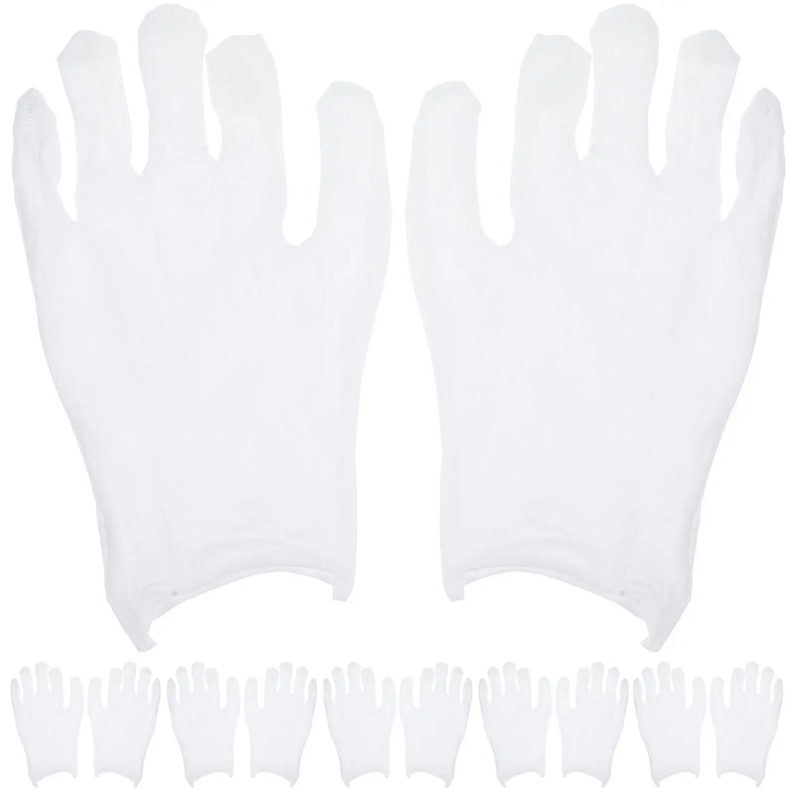 10Pairs Cotton Gloves White Working Protective Gloves Labor Protection for Jewelry Inspection Cleaning Gardening Industrial Use
10Pairs Cotton Gloves White Working Protective Gloves Labor Protection for Jewelry Inspection Cleaning Gardening Industrial Use