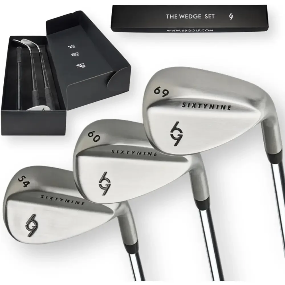 Unisex Golf Wedge Set (54/60 Degrees) - Lob, Sand, Pitching Wedges | 35 Steel Shaft
Unisex Golf Wedge Set (54/60 Degrees) - Lob, Sand, Pitching Wedges | 35 Steel Shaft
