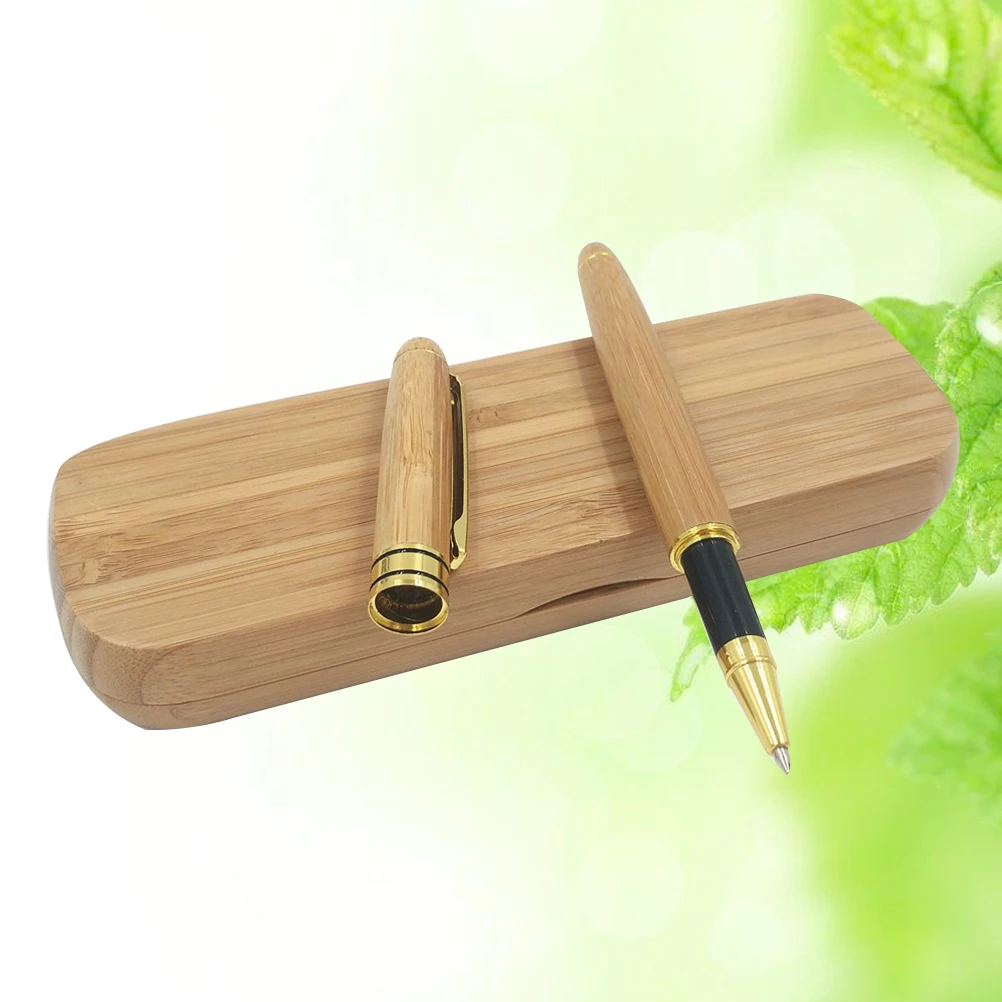 Bamboo Gel Pen with Gift Case Pen for Signature Calligraphy Birthday Father's Day Anniversary Gift
Bamboo Gel Pen with Gift Case Pen for Signature Calligraphy Birthday Father's Day Anniversary Gift