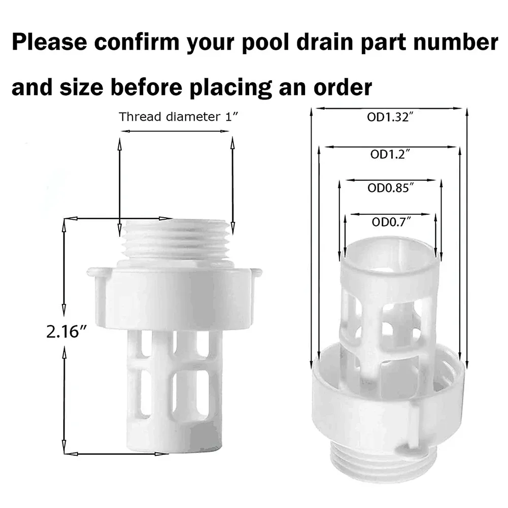 Drain Adapter Connector Round Swimming Pool Drain Plug Connector Garden Hose Hose Adapter Pool Drain Connector Adapter
Drain Adapter Connector Round Swimming Pool Drain Plug Connector Garden Hose Hose Adapter Pool Drain Connector Adapter