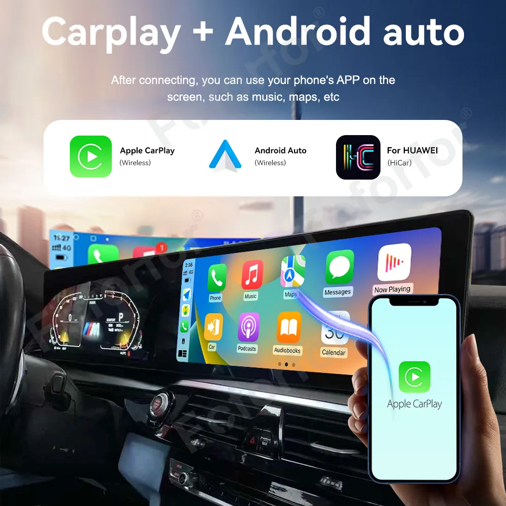 12.3 " Dual Screen Android 13 Car Radio CarPlay Android 13 For BMW 5 Series 2009-2017 Multimedia Player GPS Navigation Head Unit
12.3 " Dual Screen Android 13 Car Radio CarPlay Android 13 For BMW 5 Series 2009-2017 Multimedia Player GPS Navigation Head Unit