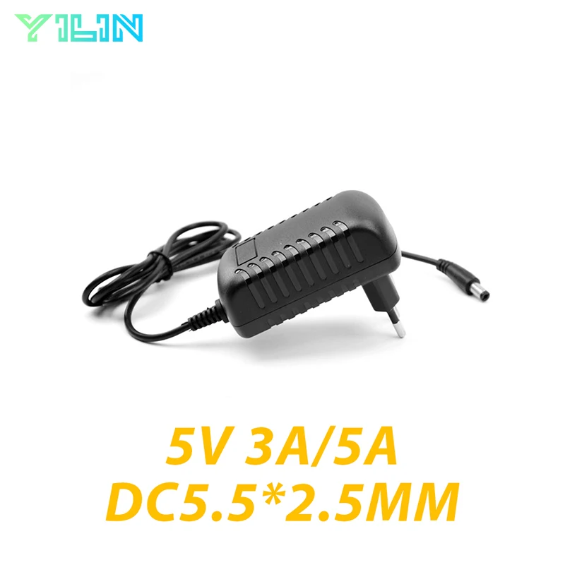 5V3A 5V5A AC100V-240V Converter Adapter DC5.5*2.5mm Power Supply EU Plug Power Charger For LED Strip TV Box Electronic Equipment
5V3A 5V5A AC100V-240V Converter Adapter DC5.5*2.5mm Power Supply EU Plug Power Charger For LED Strip TV Box Electronic Equipment