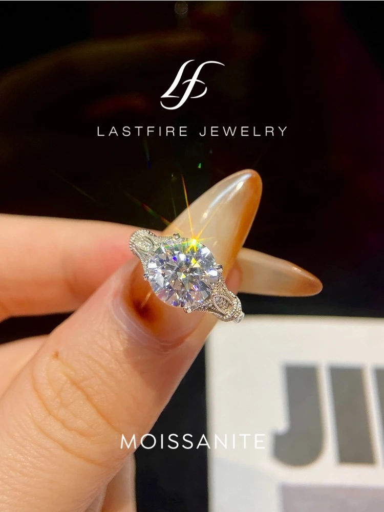 3CT Round Big Moissanite Diamond Classic Luxury for Women's Wedding Marry Ring Real 925 Sterling Silver High Quality Jewelry
3CT Round Big Moissanite Diamond Classic Luxury for Women's Wedding Marry Ring Real 925 Sterling Silver High Quality Jewelry