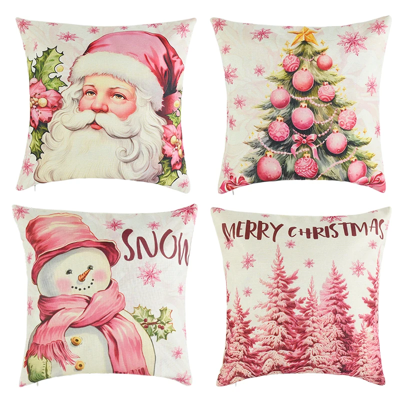 45cm Pink Christmas Tree Cushion Cover Christmas Decorations For Home Sofa Decor Xmas Santa Pillowcase 2024 New Year Noel Gifts
45cm Pink Christmas Tree Cushion Cover Christmas Decorations For Home Sofa Decor Xmas Santa Pillowcase 2024 New Year Noel Gifts