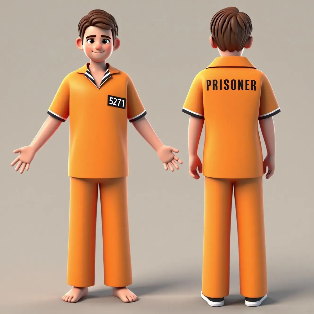 Kids Boys Girls Prisoner Costume Jail Criminal Set Halloween Cosplay Outfits Turn-Down Collar Short Sleeve Top and Long Pants
Kids Boys Girls Prisoner Costume Jail Criminal Set Halloween Cosplay Outfits Turn-Down Collar Short Sleeve Top and Long Pants