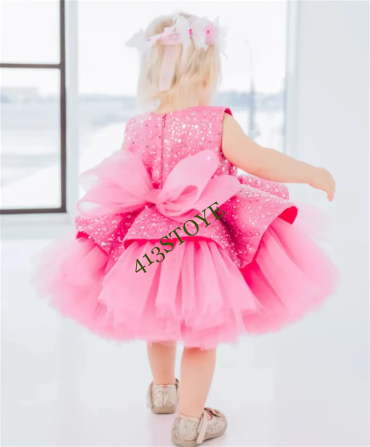 CustomizedNew Tailored Flower Girl Dress with Bow Tiered Baby Girl Dress Toddler Tutu Outfit Christening Dress Birthday Gowns
CustomizedNew Tailored Flower Girl Dress with Bow Tiered Baby Girl Dress Toddler Tutu Outfit Christening Dress Birthday Gowns