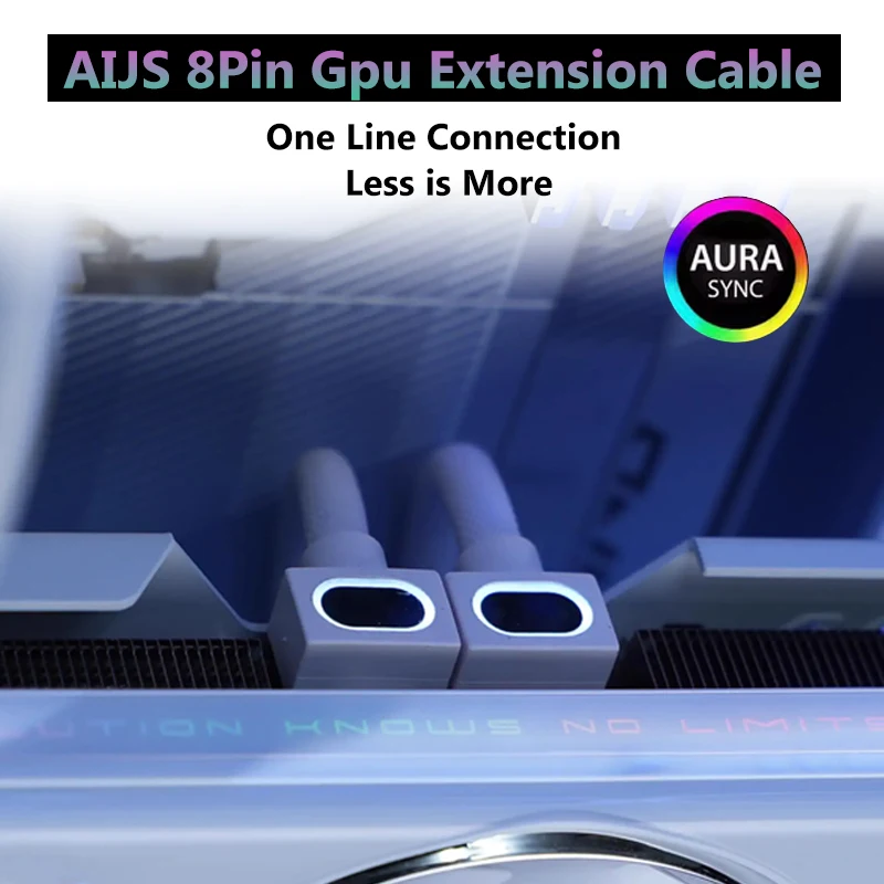 AIJS 8Pin Computer Power Extension Cable GPU Graphics Card Connection One-Line Cable With ARGB Divine Light Synchronization
AIJS 8Pin Computer Power Extension Cable GPU Graphics Card Connection One-Line Cable With ARGB Divine Light Synchronization