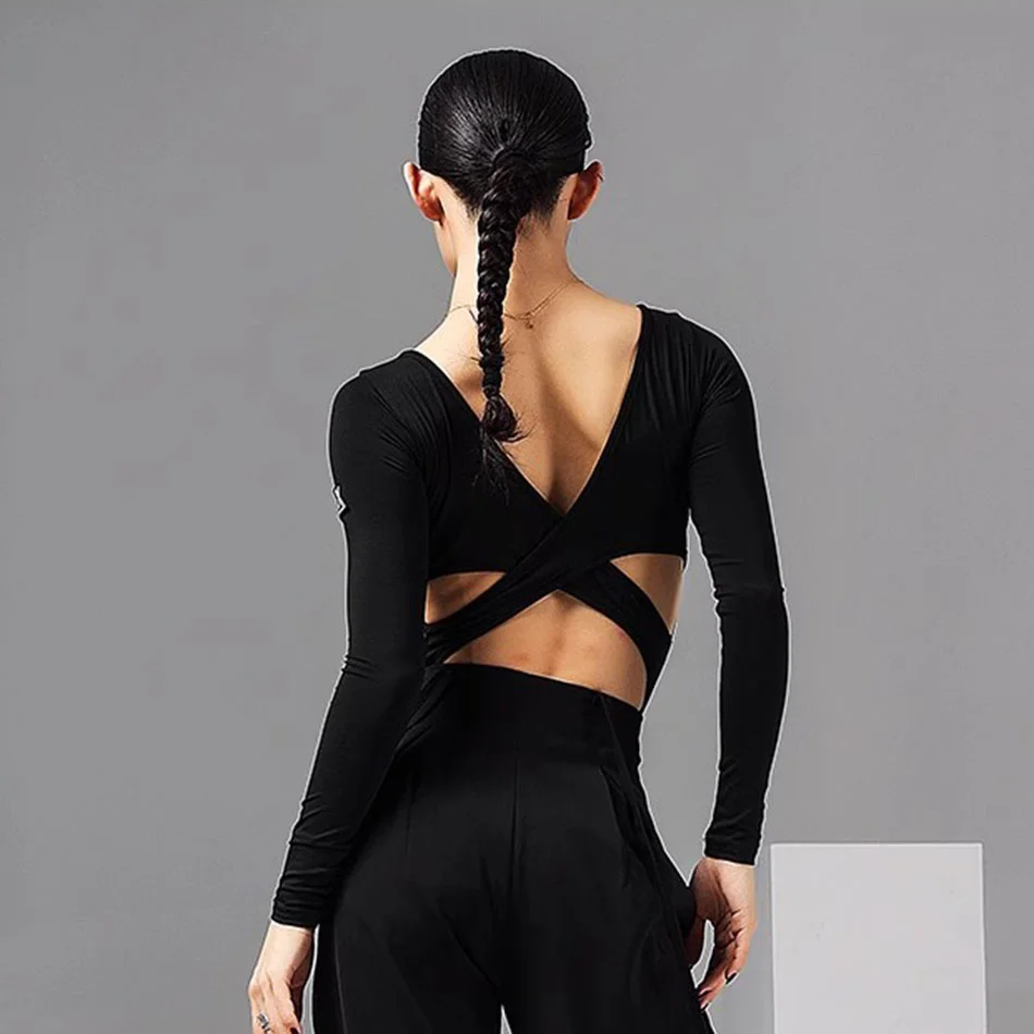 Дизайнерские топы с открытой спиной, женское платье для латинских танцев, женская одежда для бальных танцев, самбы, румбы, танцевальная одежда для выступлений на сцене
Дизайнерские топы с открытой спиной, женское платье для латинских танцев, женская одежда для бальных танцев, самбы, румбы, танцевальная одежда для выступлений на сцене