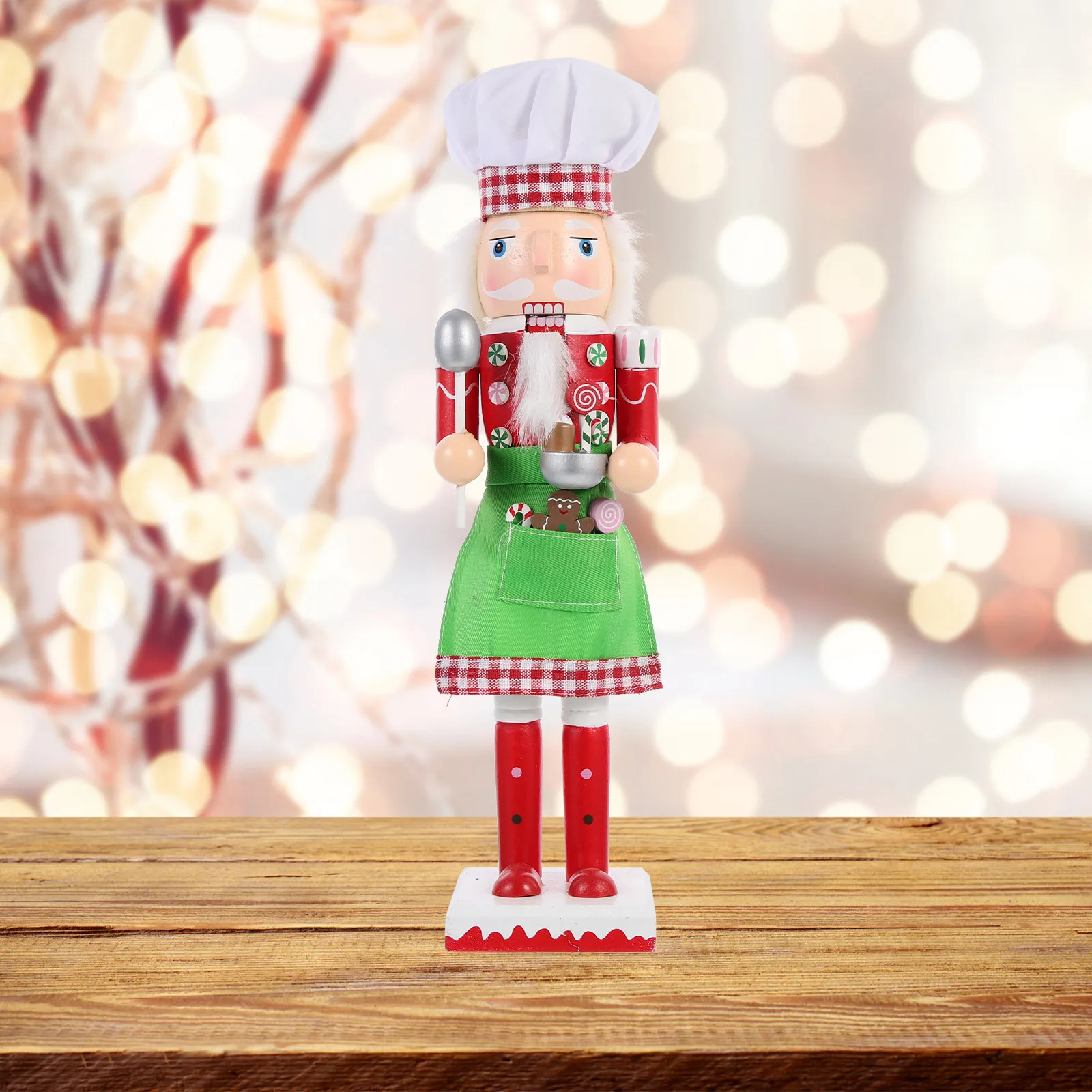 Christmas Nutcracker Decoration Wooden Soldier Figure Hand-Painted Bright Colors Festive Home Desktop Fireplace Table Bookshelf
Christmas Nutcracker Decoration Wooden Soldier Figure Hand-Painted Bright Colors Festive Home Desktop Fireplace Table Bookshelf