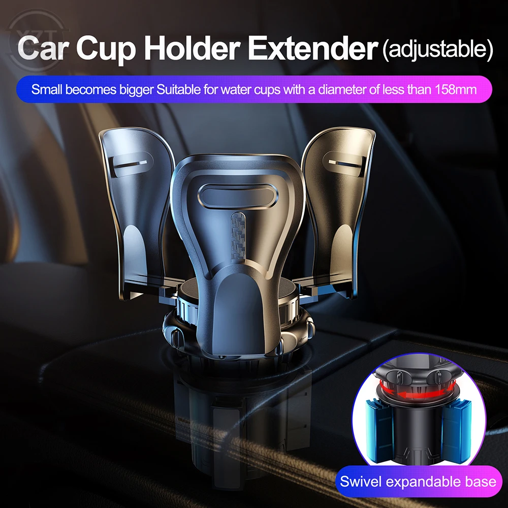 Large Carbon Car Water Cup Holder Beverage Holder Expander with Adjustable Base Cup Holder Suitable for 78-158mm Bottle Cups
Large Carbon Car Water Cup Holder Beverage Holder Expander with Adjustable Base Cup Holder Suitable for 78-158mm Bottle Cups