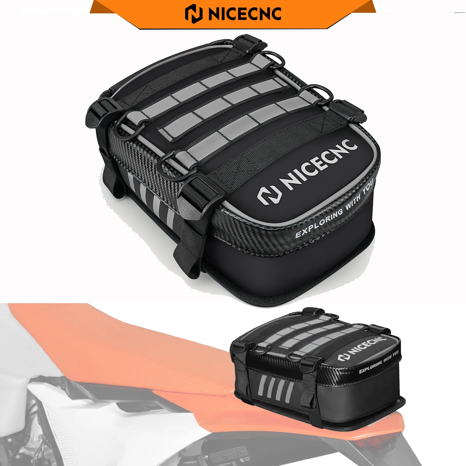 NICECNC Motorcycle Expandable Capacity Rear Mudguard Bag Universal For KTM EXC 300 Husqvarna TE 300 GasGas Beta Yamaha Honda
NICECNC Motorcycle Expandable Capacity Rear Mudguard Bag Universal For KTM EXC 300 Husqvarna TE 300 GasGas Beta Yamaha Honda