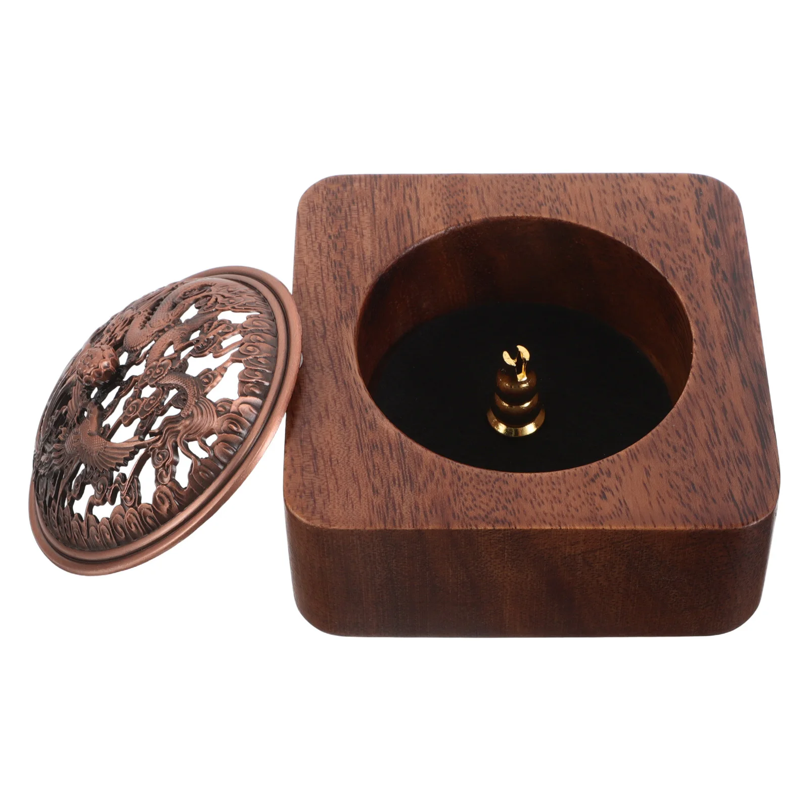 1Set Tea Ceremony Incense Burner Mini Metal Censer Ornament Covered Decor for Living Room Meditation Yoga
1Set Tea Ceremony Incense Burner Mini Metal Censer Ornament Covered Decor for Living Room Meditation Yoga