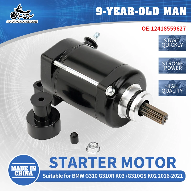 12418559627 Electrical Engine Starter Motor Compatible With BMW G310 G310R K03 G310GS K02 G 310 R GS 310R 310GS 2016-2020
12418559627 Electrical Engine Starter Motor Compatible With BMW G310 G310R K03 G310GS K02 G 310 R GS 310R 310GS 2016-2020