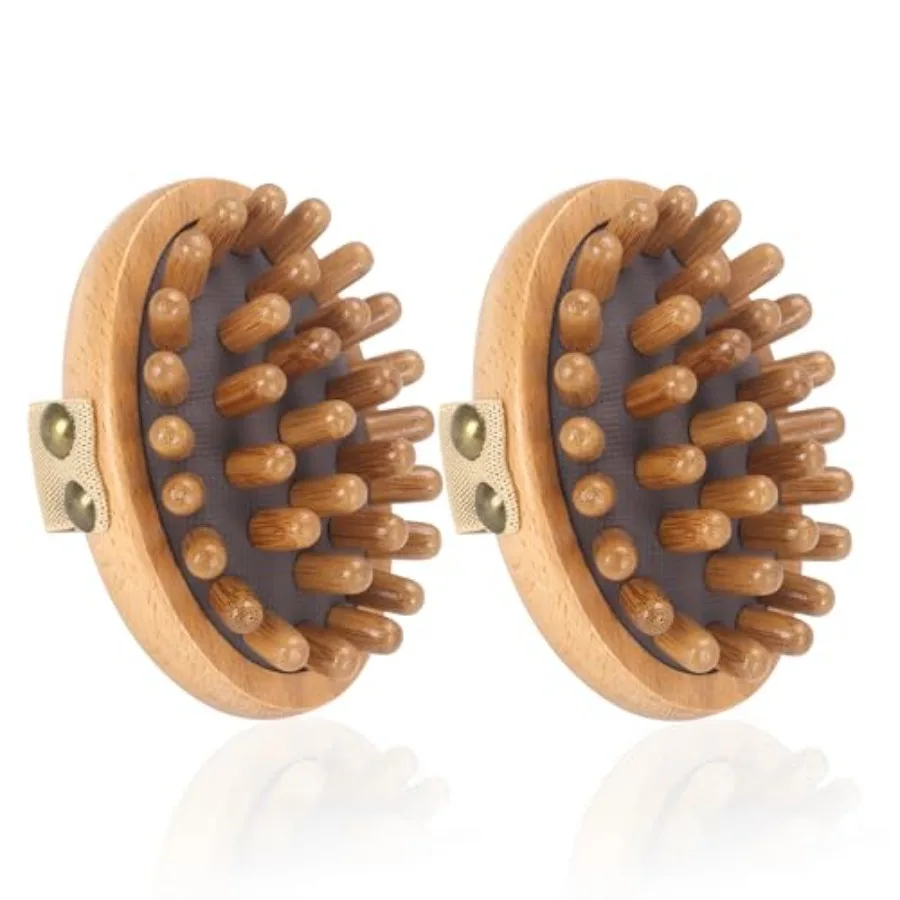 Wood Therapy Massage Tools - 2-Pack Wooden Meridian Massage Brush for Cellulite, Lymphatic, Drainage, Massage Brush for Belly M
Wood Therapy Massage Tools - 2-Pack Wooden Meridian Massage Brush for Cellulite, Lymphatic, Drainage, Massage Brush for Belly M