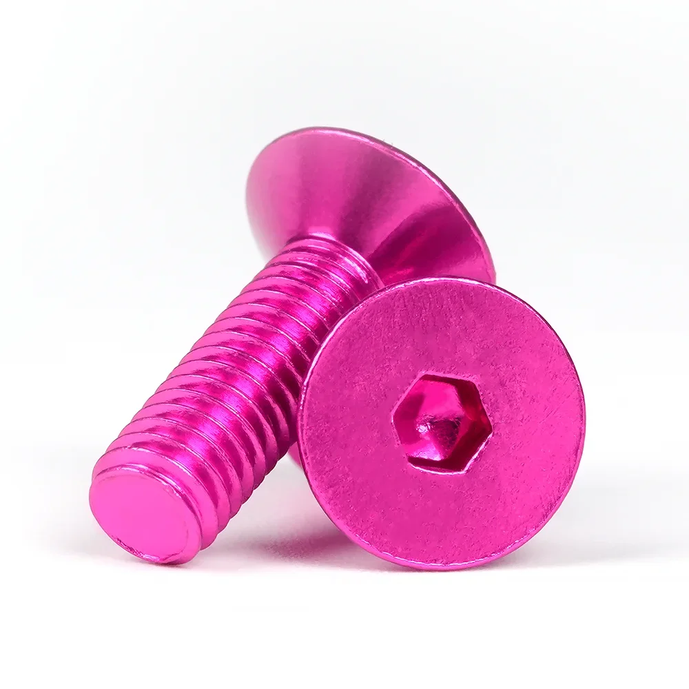 10-50Pcs M3 Series Anodized Colorful Aluminum Alloy Hex Socket Flat Countersunk Head Screw Bolt Industrial DIY Fastener L6-30mm
10-50Pcs M3 Series Anodized Colorful Aluminum Alloy Hex Socket Flat Countersunk Head Screw Bolt Industrial DIY Fastener L6-30mm