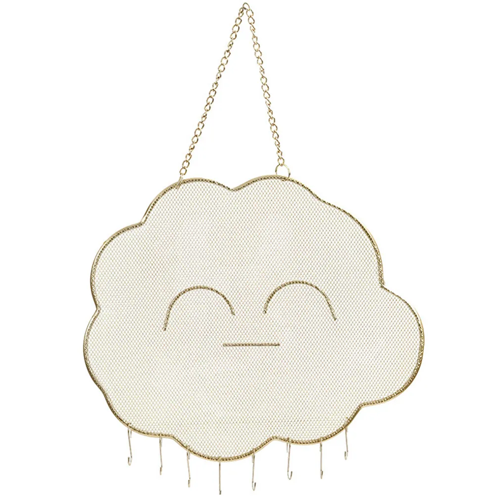 Cloud Shape Wall Jewelry Organizer Metal Earrings Display Holder Storage Rack Hanging Earring Organizer Necklace Bracelet Holder
Cloud Shape Wall Jewelry Organizer Metal Earrings Display Holder Storage Rack Hanging Earring Organizer Necklace Bracelet Holder